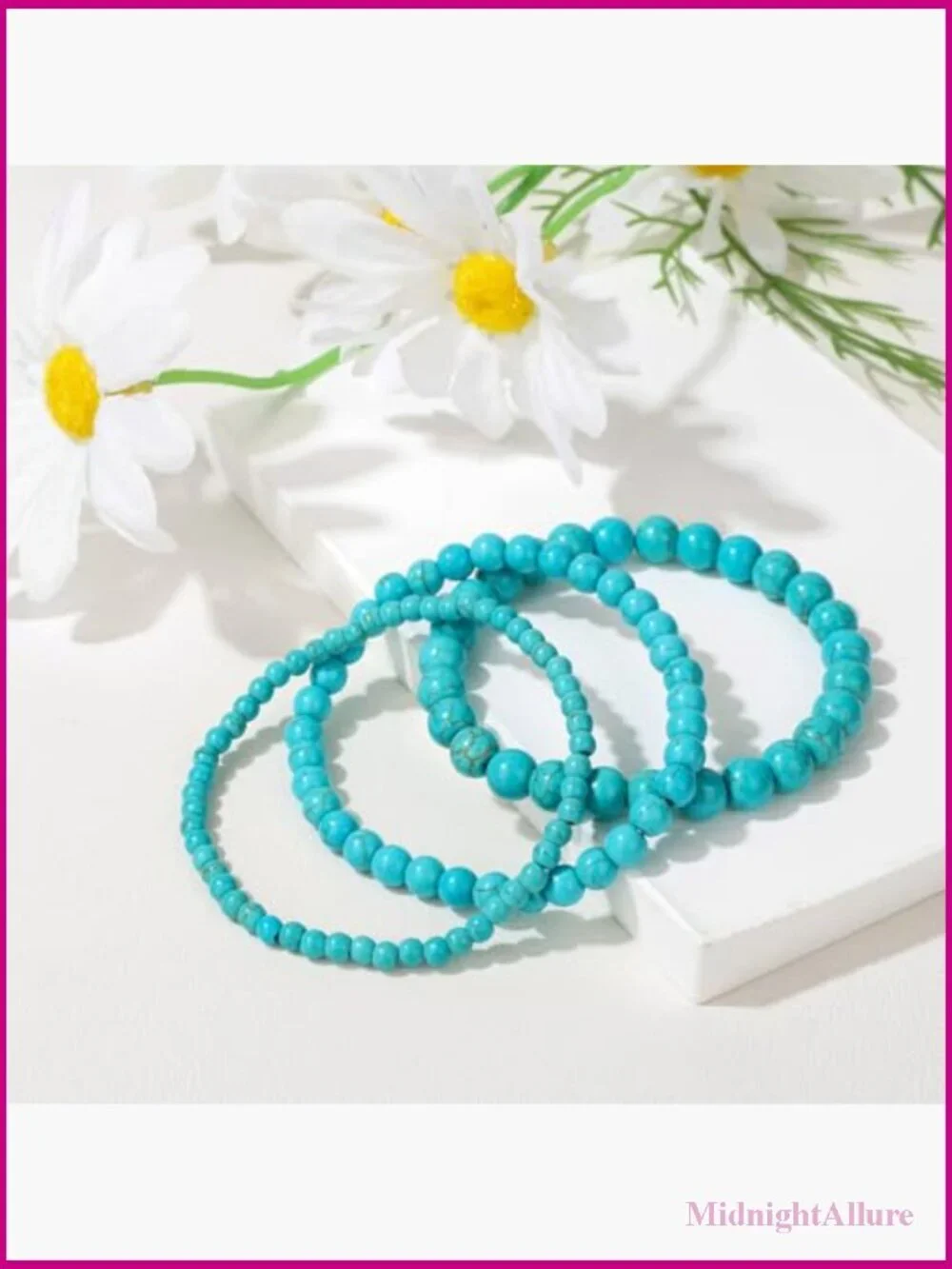 3pcs Natural Healing Crystal Bracelet Set - Stretch Beaded Gemstone Jewelry for